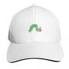 Hungry Caterpillar Baseball Cap Luxury Cap Funny Hat Luxury Unisex Cap Visor Womens Golf Wear Unisexs
