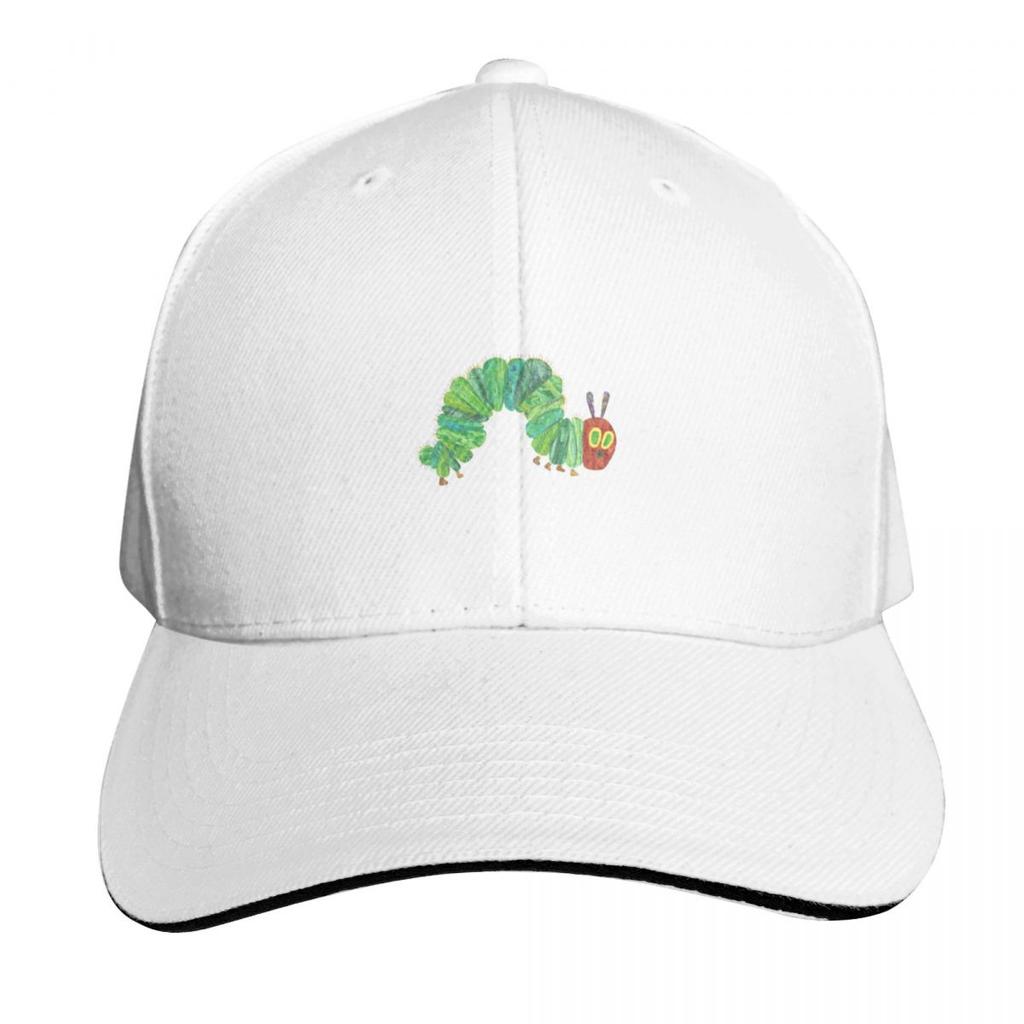 Hungry Caterpillar Baseball Cap Luxury Cap Funny Hat Luxury Unisex Cap Visor Womens Golf Wear Unisexs