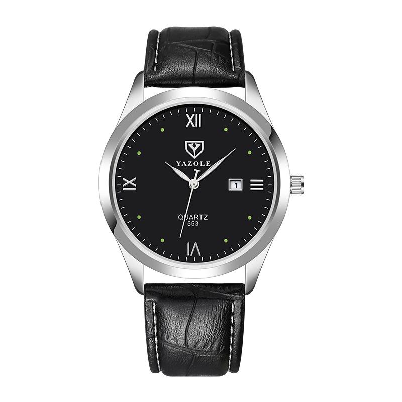 Top Brand New Men's Watch Calendar Luminous Student Watch Men's Fashion Business Watch