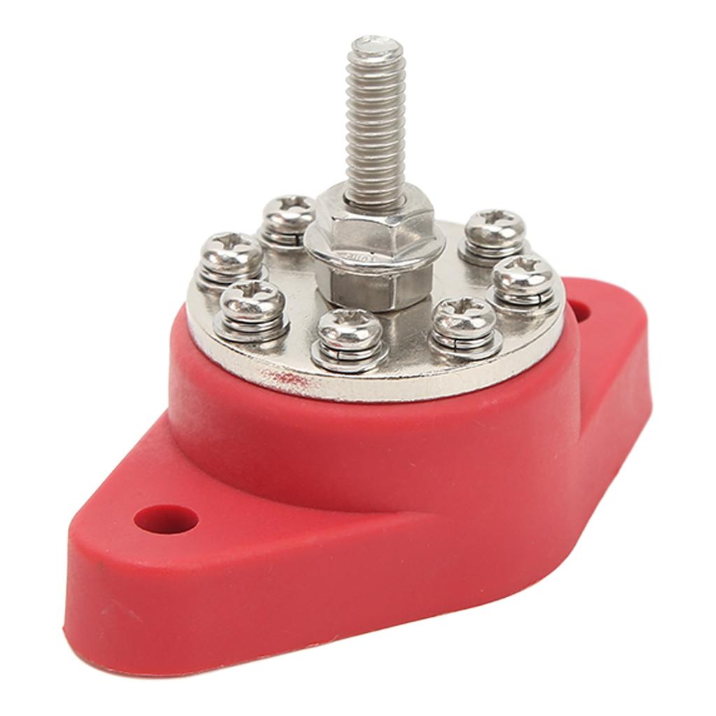 Distribution Junction Post 16 Terminal Block 1 4in M6 Battery Junction Post for Cars RVs Boats Trucks