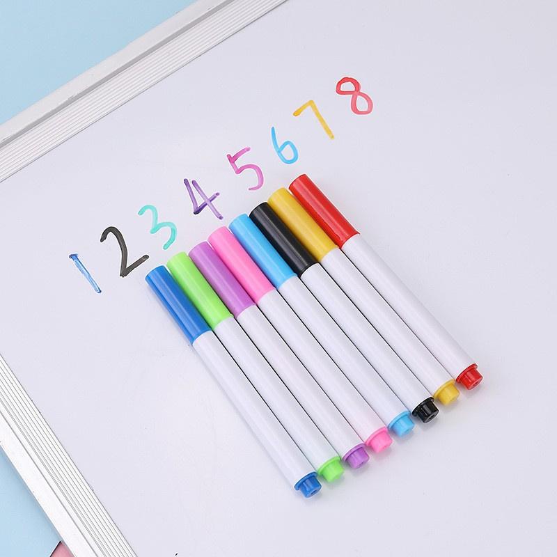 Colorful Whiteboard Markers, Water-based Erasable Drawing Pens for Kids, Eco-friendly Multi-color Art Pens for Students