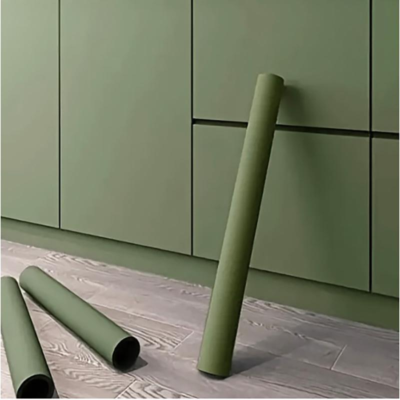 40cm Removable PVC Thick Solid Color Waterproof Wallpaper Matte Contact Paper Wall Self-adhesive Countertop Cabinet Shelf