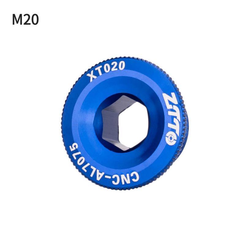 Bicycle Crank Arm Fixing Bolt Wear Resistant Aluminum Alloy Bike Crankset Nut Cover 1PC for Mountain Biking Replacement