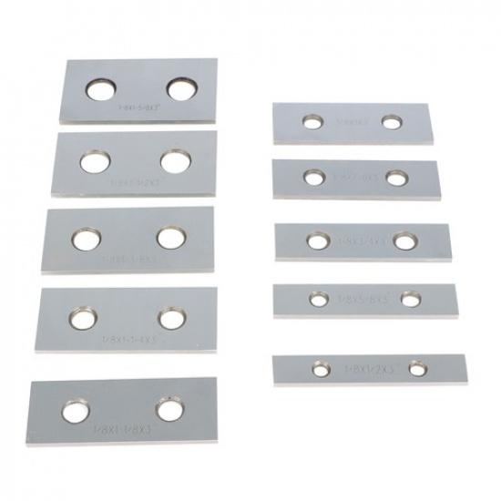 Parallel Blocks Steel 2 Parallel Holes 10 Pair 1/8 × 3" Tolerance 0.003