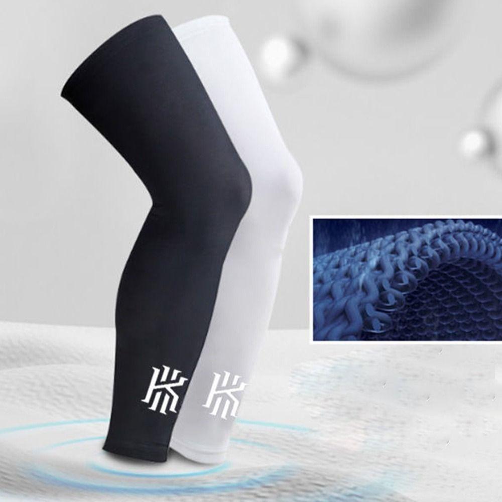 Sunscreen Knee Calf Sleeves Anti-UV Basketball Football Cycling Socks Leg Warmers  for Men Women