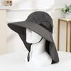 Summer Large Brim Fisherman Caps for Men Women Outdoor Mountaineering Cycling Sunscreen Hats Face Neck Protection Shawl Hats