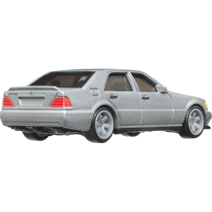 Hot Wheels Wild Speed - Mercedes-Benz 500 SEL Vehicle Toy Diecast Car, Silver, 1/64 Scale