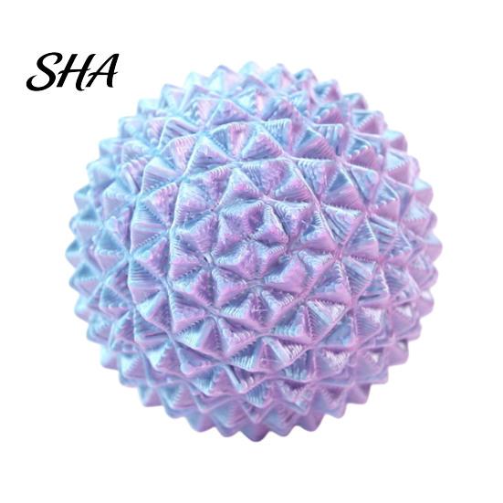 PLA Fidget Ball 3D Printed Rotatable Spiky Ball, Mini Textured for Focus Aid Toy Stress Relief, Portable Decompression Twisting Desk Finger