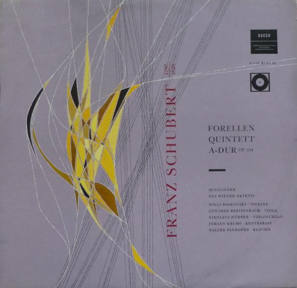 

LP Record FRANZ SCHUBERT MITGLIEDER DES WIE Forellen Quintett ADur Op.114 BD438 Decca Germany Classical Used