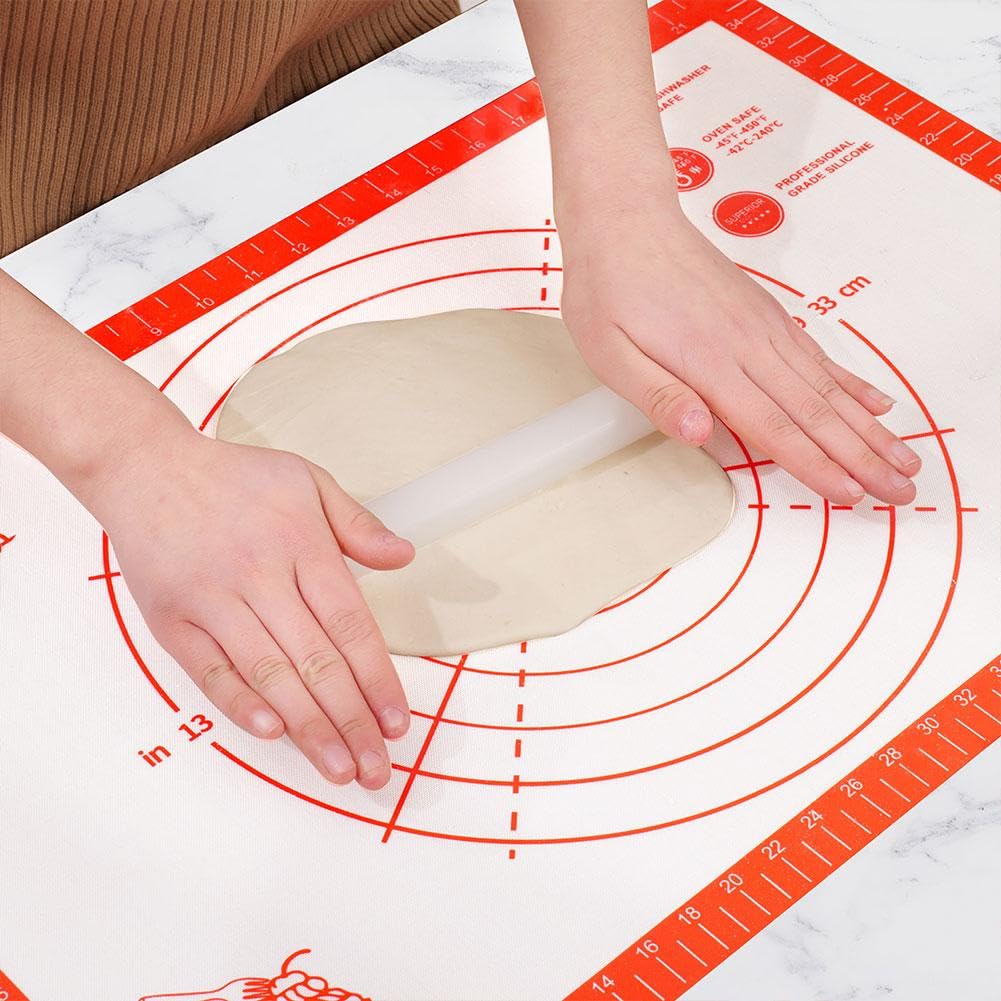 Silicone Baking Mat Rolling Kneading Board Non Stick High Temperature Resistant Pastry Dough Sheet Crust Cookie Bread Easy Clean