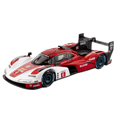 1/22 Porsche 963 LMDh Super Racing Alloy Metal Diecast Model Car Desktop Display Ornaments Children Toy Car Holiday Present Toys
