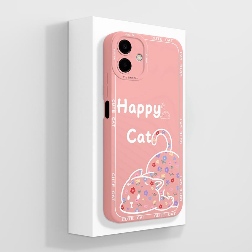 Sacs pour téléphone Pour Samsung A07 M07 F07 A17 M17 F17 M36 F36 M56 S26 Plus A25 Motifs Étiquette Mode Coque Arrière Souple en Silicone antichoc Pour Boîtier Samsung