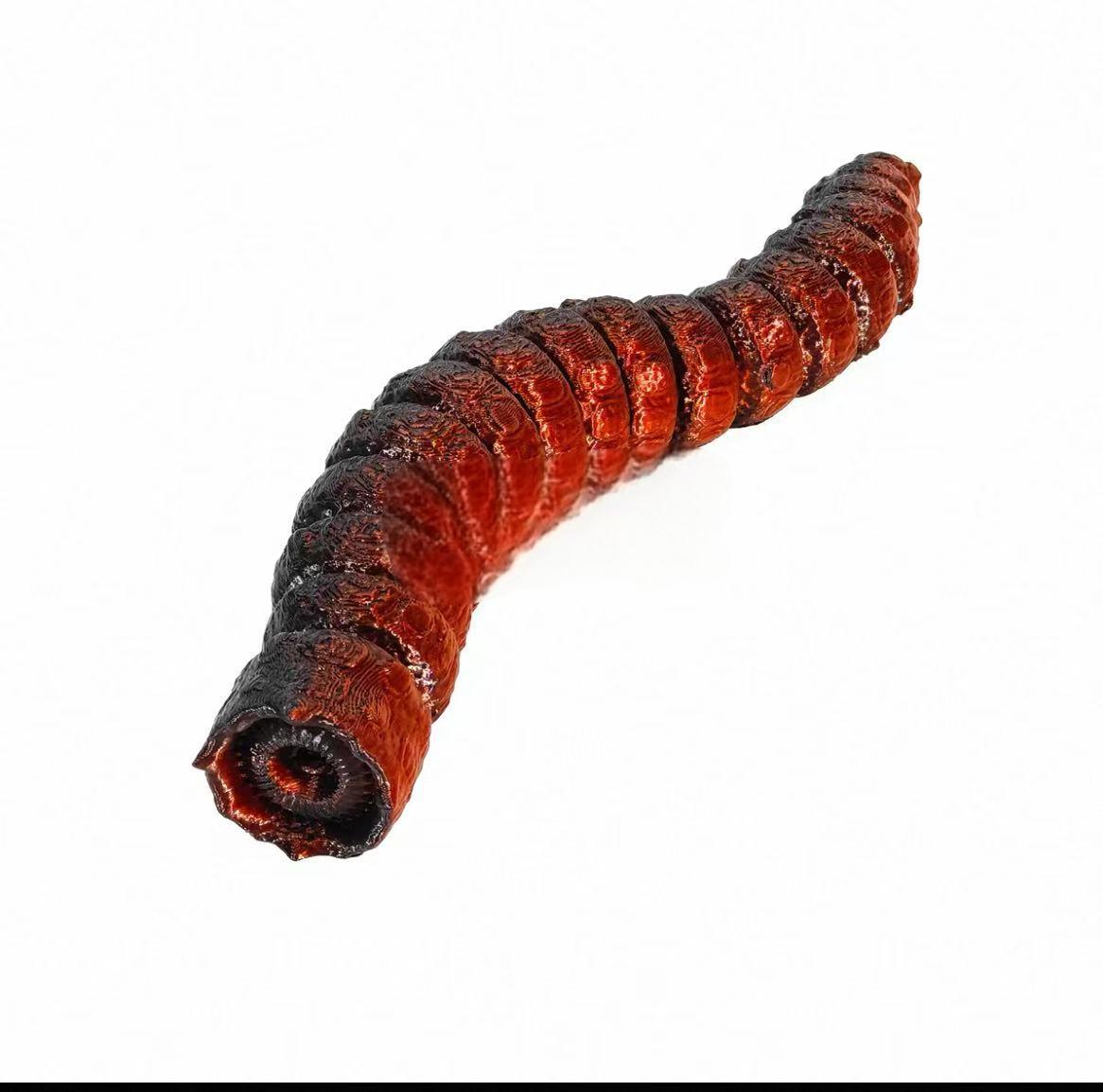 3D Dune Large Sand Worm Model 23cm Joint Mobile Children s Toy Stall Desktop Ornament Creative Prank Toy Unisex
