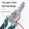 Multifunctional Electrician's Wire Stripper and Cutter: Portable, Foldable Pliers for Skinning, Wrapping, Crimping.