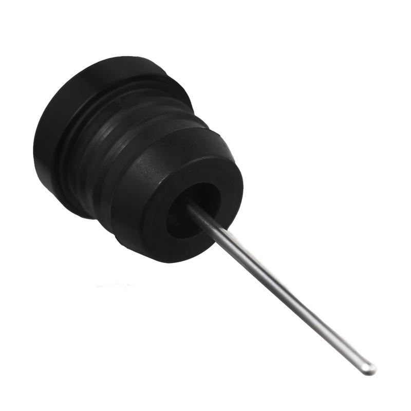 Motorcycle Black Chrome Oil Temperature Dipstick For Harley Softail Twin Cam Fat Boy Heritage Classic Slim 2000-2017