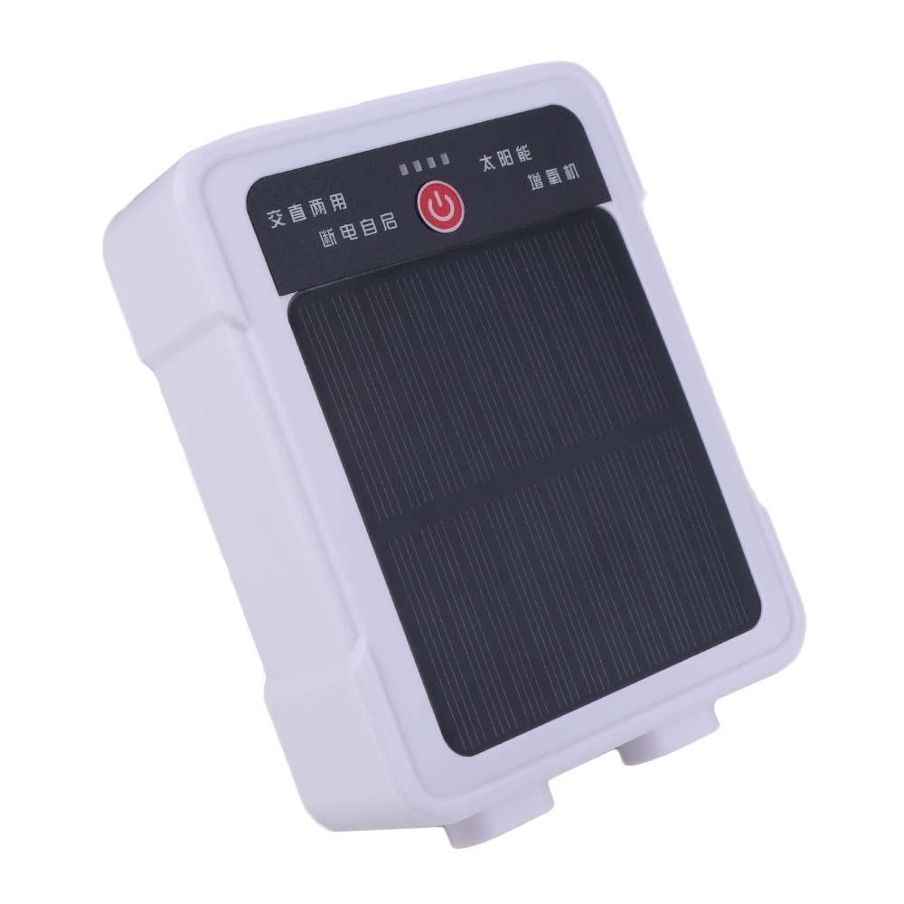Ultra Silent Solar Oxygen Pump Water Proof Fishing Oxygen Pump Small Oxygen Generator Aquarium