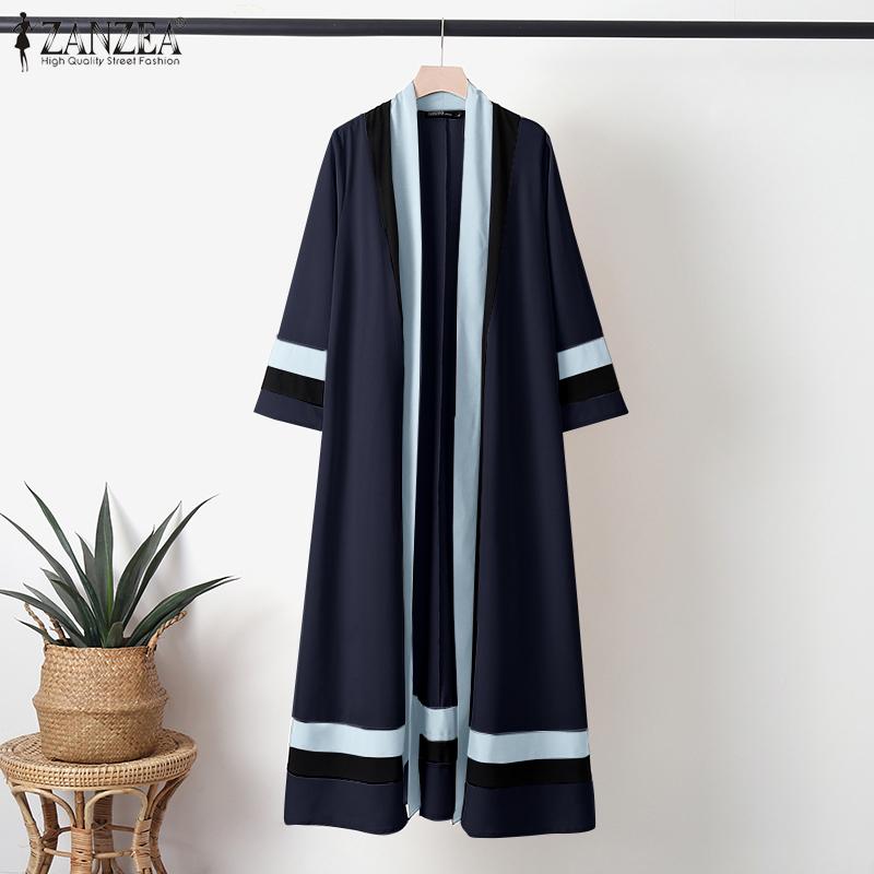 

ZANZEA женская мода лоскутное кимоно кардиган блузка весна-лето повседневная тонкая верхняя одежда кардигана