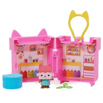 Dockhus Kopplingsbart Minihus Babybox Rum Gabbys