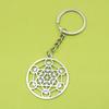 Xi Yin Metatron's Cube Keychain Pendant
