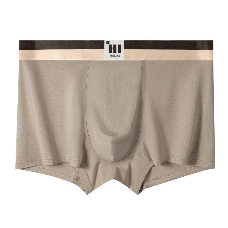 Men's Underwear Men's Youth Shorts Comfortable and Breathable Mid Waist Flat Angle Pants