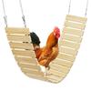 Chicken Swing Wooden Bird Standing Perch Heavy Duty Enrichment Toys Boredom-Relief Chicken Coop Accessories For Rooster Parrot