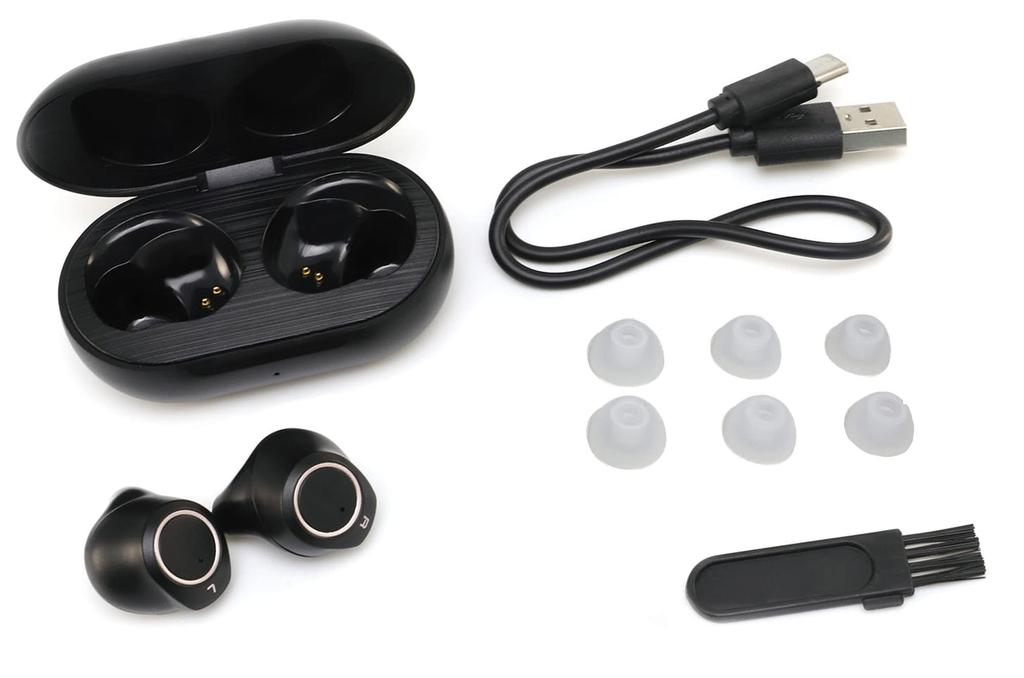 USB Rechargeable Ear Hole Type Sound Collector Hear 1 [Enix] (Black)