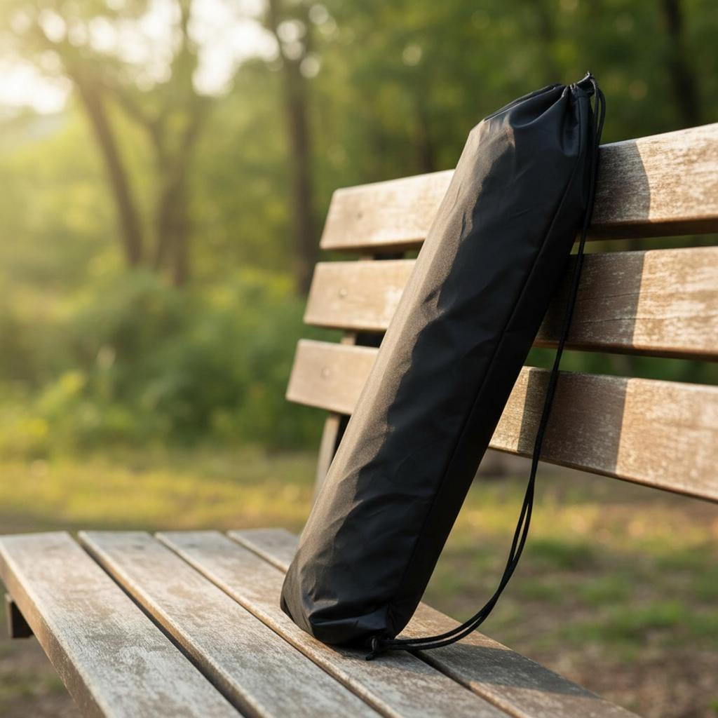 Cylindrical Storage Bag Long Oxford Cloth Portable for Outdoor, Travel