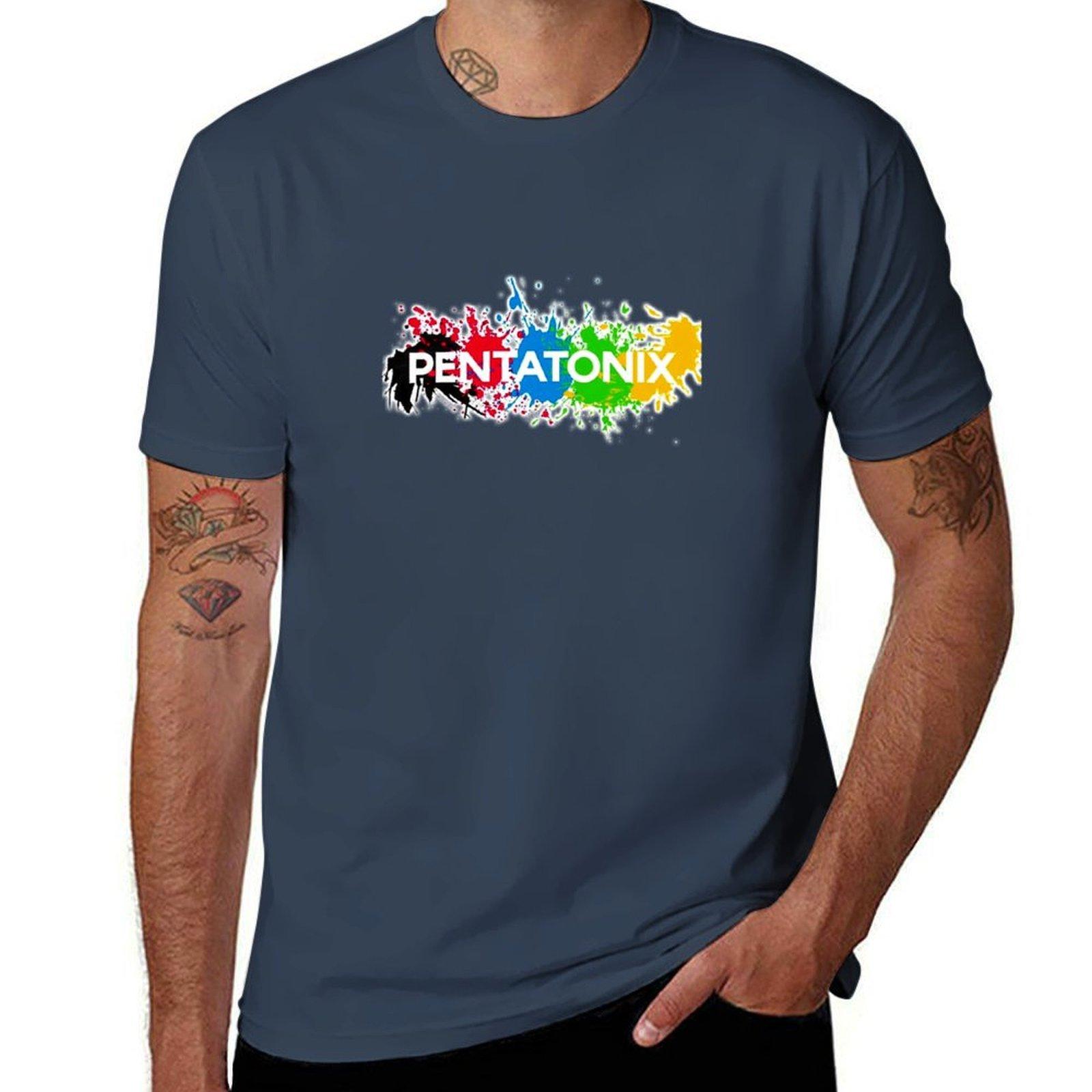 Pentatonix Grup Musik Tour Music 2023 Tshirt Casual Pattern Print Tee Shirt S