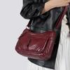 Pu Crossbody Bag for Women – Vintage Design with Multiple Pockets & Adjustable Strap – Perfect for Daily Use & Casual Outings