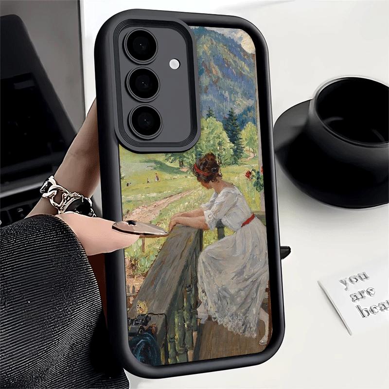 Phone Case for Samsung Galaxy A17 A16 A15 A14 A13 Claude Monet Oil Painting A56 A36 A26 A55 A35 A25 A54 A34 A24 A53 A33 A23 A07