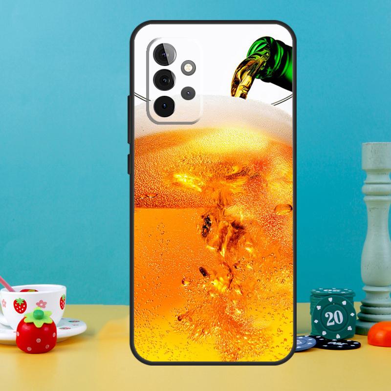 Beers Alcohol Summer Bubble Case For Samsung Galaxy A15 A16 A05 A26 A36 A56 A52 A53 A33 A13 A34 A54 A14 A35 A55 A22 A32