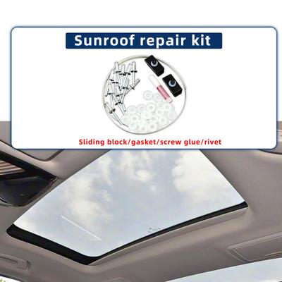 Sunroof Slide Thickened Gasket Sunroof Repair Kit Gasket Improved 54107468420 For BMW 5 Series G38 525 530 540 2018-