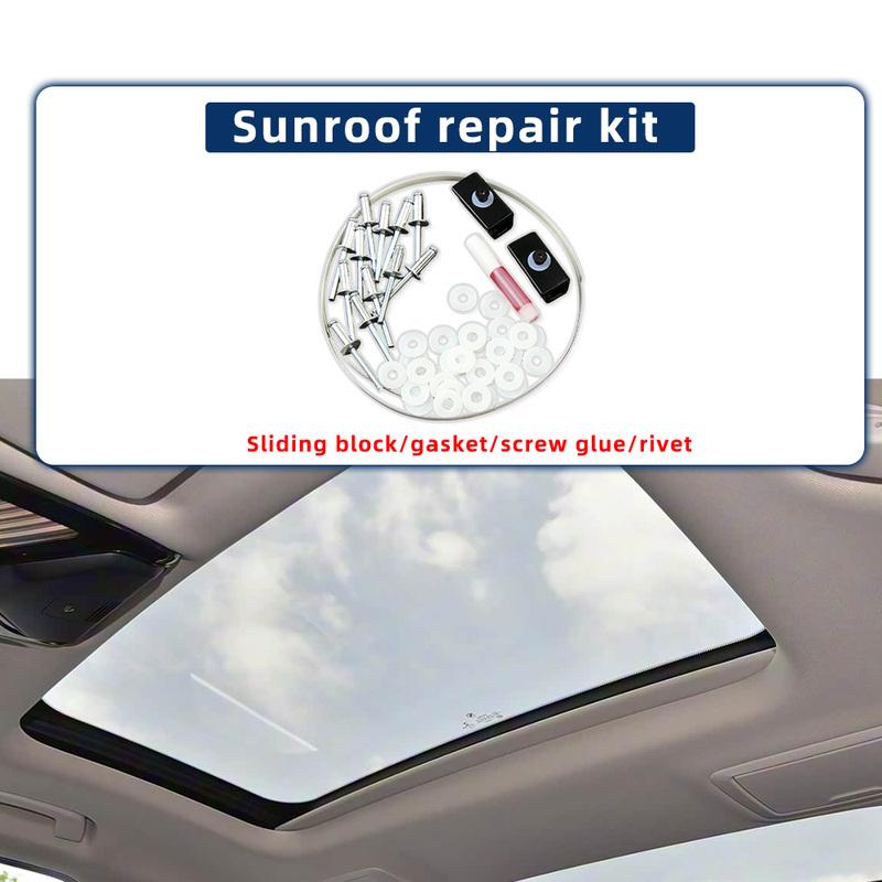 Sunroof Slide Thickened Gasket Sunroof Repair Kit Gasket Improved 54107468420 For BMW 5 Series G38 525 530 540 2018-