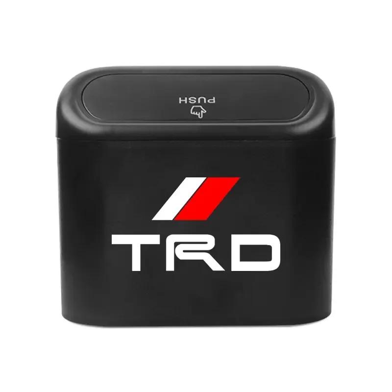 Car Trash Can Storage Box Vehicle Multifunctional Garbage Dust Case For Toyota TRD Corolla Auris Yaris Rav4 CHR Camry40 prius