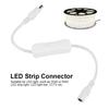 5Pcs 28.5cm   Power Adapter Connector Inline with ONCelsiusOFF   for LED Strip Lights White