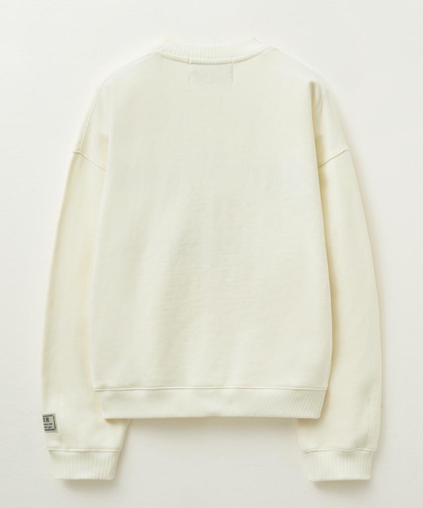 Seteo Bon Voyage Boucle Brushed Sweatshirt Cream