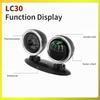 28GC Reliable Car Dashboard Ornament Compasses Thermometers Direction For Enhancing Interior Of Trucks And Offroads Vehicles