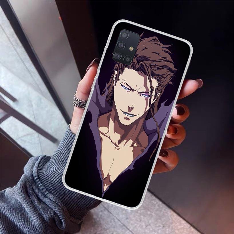 Bleach Aizen Sousuke Phone Case For Samsung Galaxy A52 A51 A50S A32 A22 A12 A02S A72 A71 A31 A70 A30S Note 20 Ultra 10 Plus S10