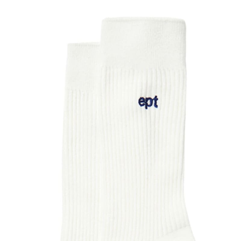 EPT LOGO SOCKS (WHITE)