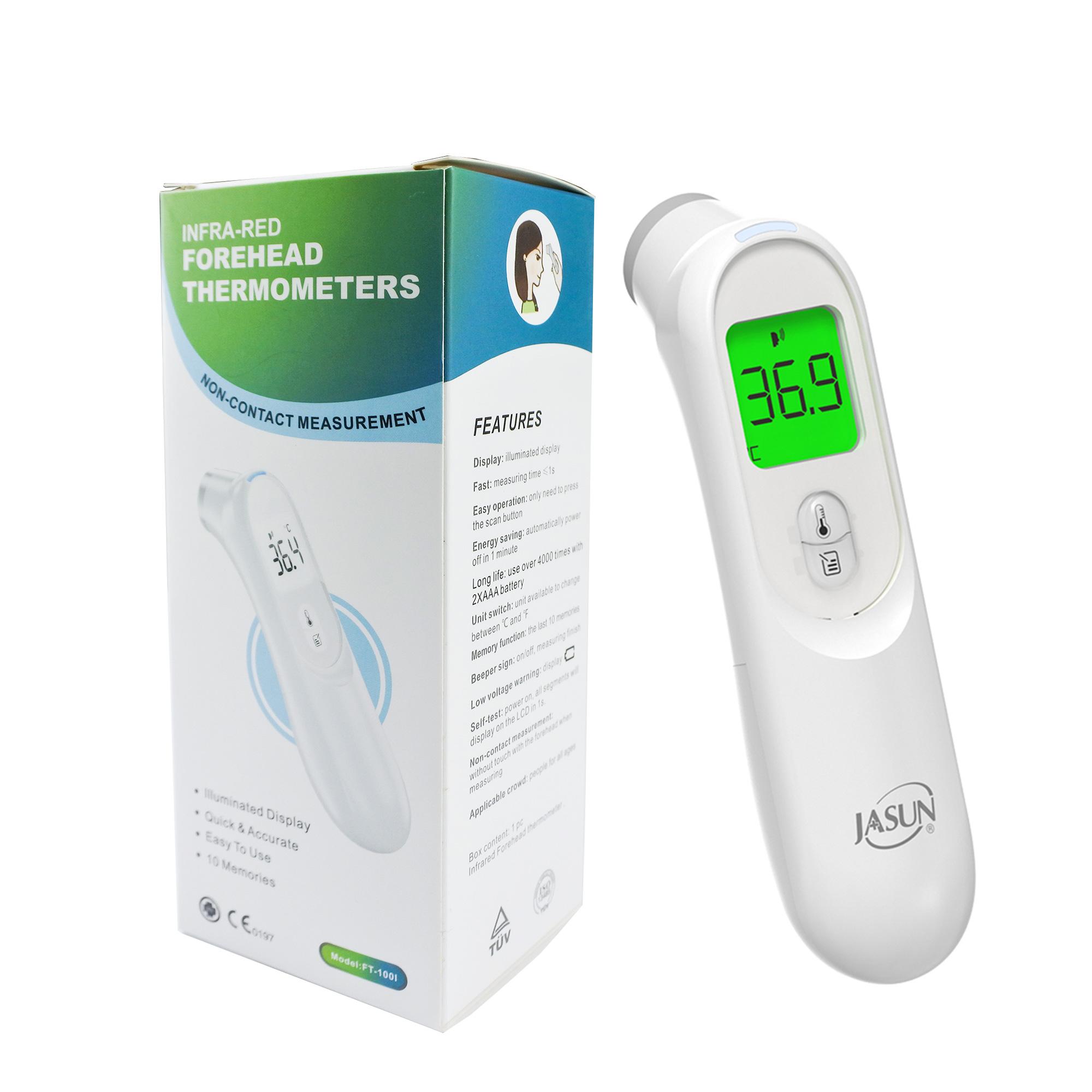 Factory Price Medical Clinical Fever Household Non Contact Temperature Electronic Forehead Digital Infrared Body Thermometer Plastic