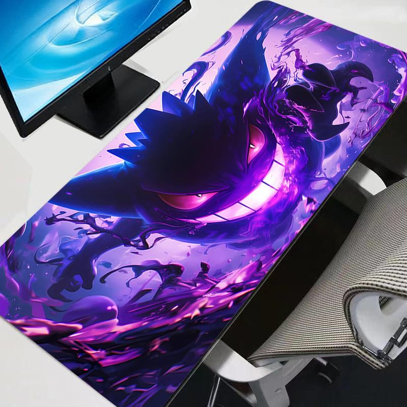 Mouse Pad Gaming Accessories PC Pokemon Pikachu Gengar Gamer Alfombrilla Big Computer Desk Mat Laptop Varmilo Keyboard Mousepad
