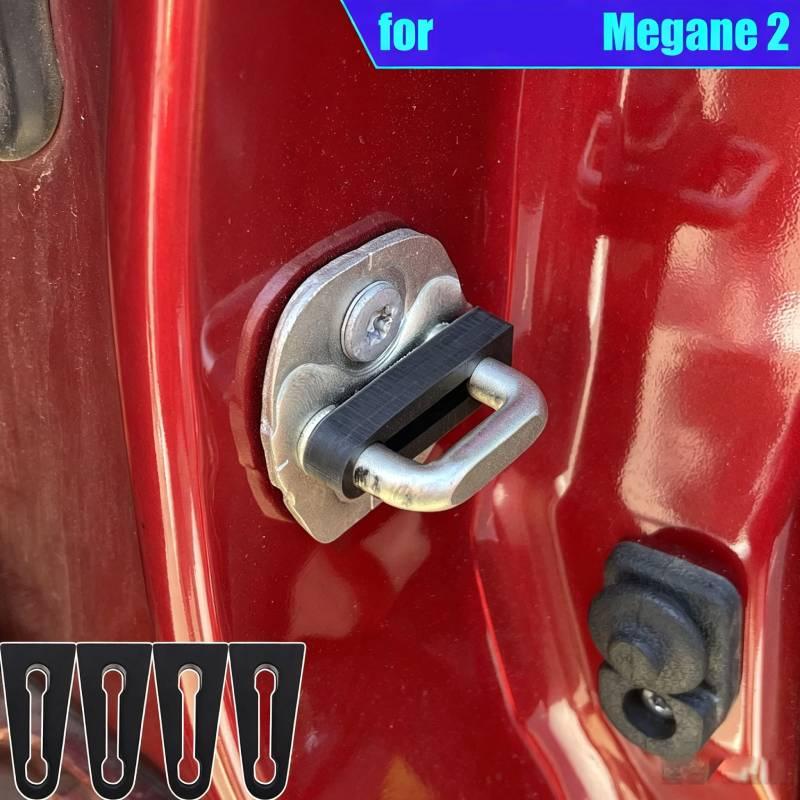 4Pcs Wear-resistant Car Door Lock Shock Absorber Pads Silent Damping Buffer Anti-collision Seal Auto Modification Parts