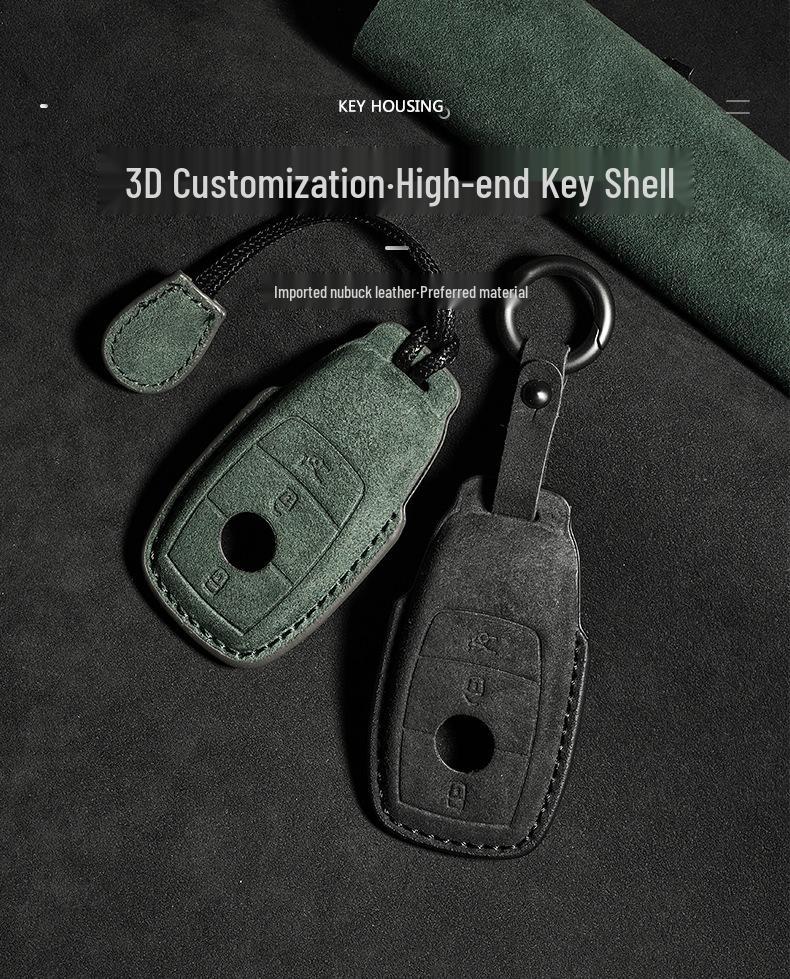 Mercedes-Benz Key Case for E-Class, GLA, GLB, C260L, GLC300L, GLE350, GLS450