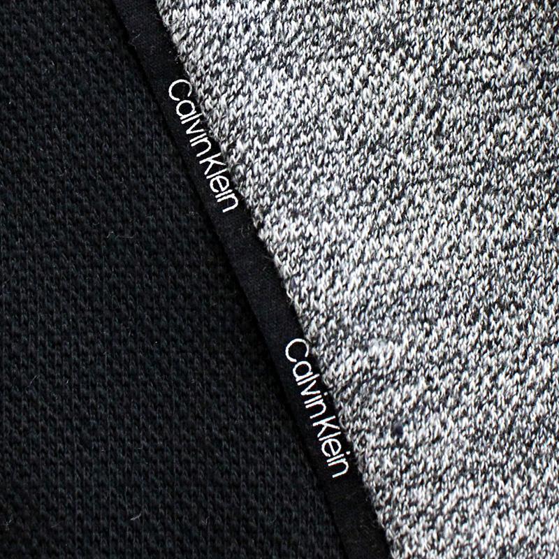 Calvin Klein Letter Logo Hooded Pullover Long Sleeve Sweatshirt Men Sweatshirt Gray 40QC404-FPV