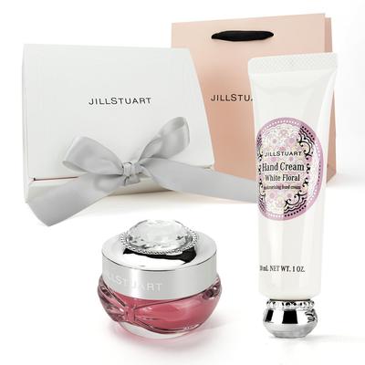 Gift JILL STUART Lip Mask Hand Cream Hand and Lip Care Perfect for and Perfect As a White Day Includes Authentic Paper Bag and Shopping Set (Luscious