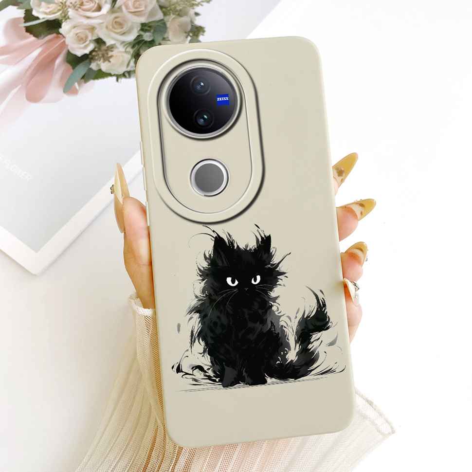For VIVO V50 5G Case Luxury Silicone Shockproof VIVOV50 5G V2427 Casing Colorful Cartoon Soft Protective Shell Cell Phone Case