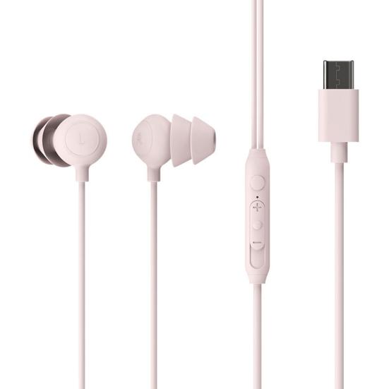 Kabelgebundene Kopfhörer, komfortable In-Ear-Geräuschisolierung, HiFi-Sound, schwerer Messinglautsprecher, empfindlicher Typ-C-Ohrhörer