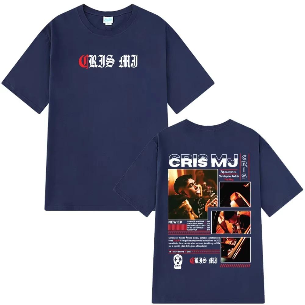 

Unisex Women Fashion T-shirt Rapper CRIS MJ Album Tour 2026 Graphics T Shirt Summer Short-sleeved Cotton Hip-hop Punk T-shirts 4XL