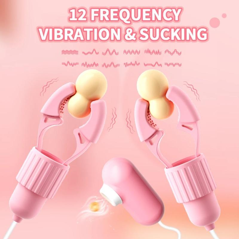Jade Rabbit Nipple Clamp Vibrator Tongue Licking Suction Jumping Egg Female Adult Toy Erotic Masturbation Pleasure Women Toy