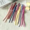 Colorful Trendy Miu Style Polyester/Nylon Braided Rope Pendant with Knotting for Bags